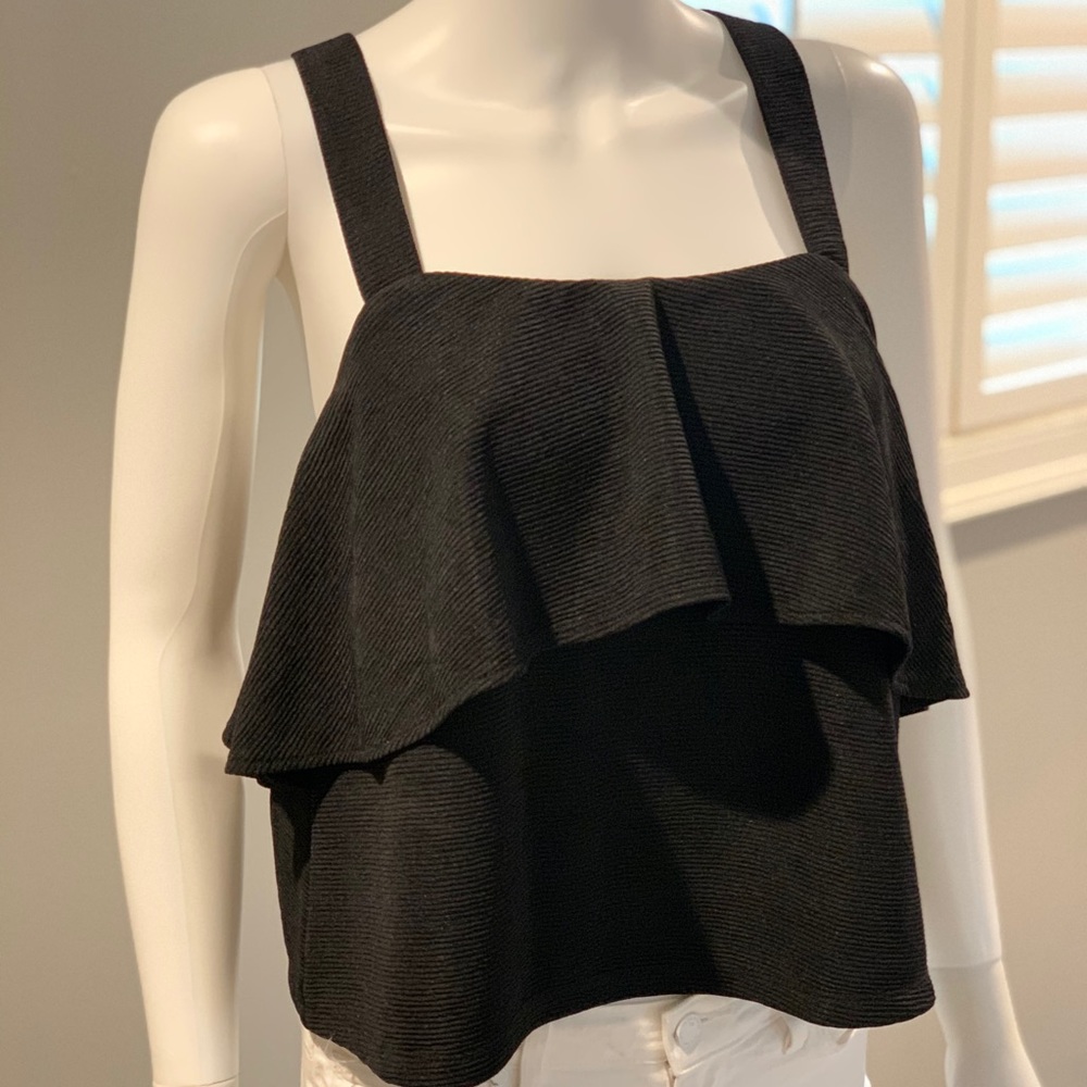 Madewell Black Cross-Back Tank